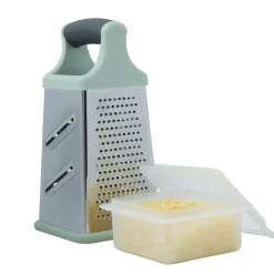 CASA Cuisino Rallador Con Bandeja Menta| Instrumentos De Cocina