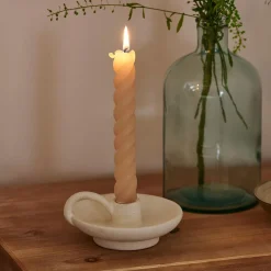 CASA Curl Velas Juego De 2 Beis| Velas