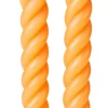 CASA Curl Velas Juego De 2 Ocre| Velas