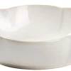 CASA Dahlia Flower Plato Hondo Blanco| Platos