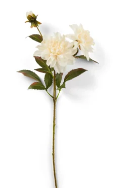CASA Dahlia Rama De Flores Crema| Flores Artificiales