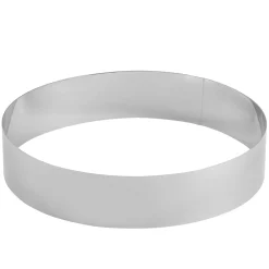 CASA Damier Anillo Para Tarta Juego De 4 Plateado| Moldes