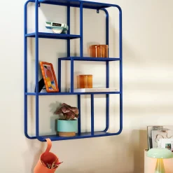 CASA Dax Estanteria P/Colgar Azul Azul| Estanterías