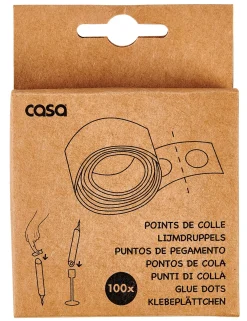 CASA Dot Almohadillas Adhes. Para Velas Blanco| Velas