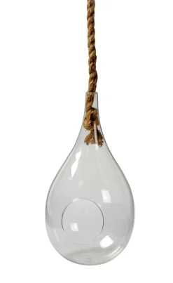 CASA Drop Gota De Vidrio Transparente| Colgadores Para Plantas