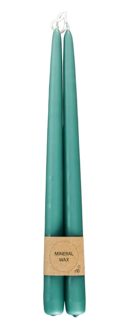 CASA Duo Velas Largas Juego De 2 Menta| Velas