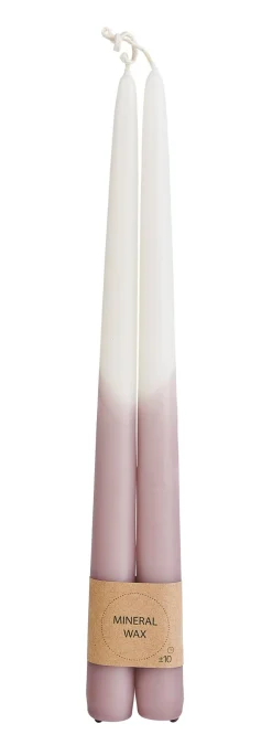 CASA Duo Velas Largas Juego De 2 Crema, Multicolor| Velas