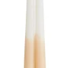 CASA Duo Velas Largas Juego De 2 Crema, Marron Claro, Multicolor| Velas