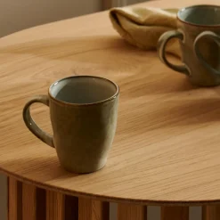 CASA Earth Lagoon Taza Con Asa Verde Claro| Tacitas