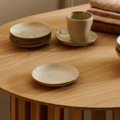 CASA Earth Marl Plato Crema| Platos