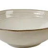 CASA Earth Marl Plato Hondo Crema| Platos