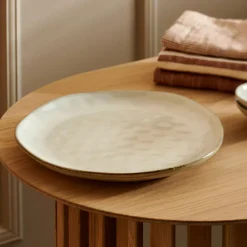 CASA Earth Marl Plato Llano Crema| Platos