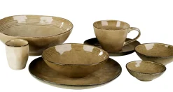 CASA Earth Sand Plato Hondo Marron Claro| Platos