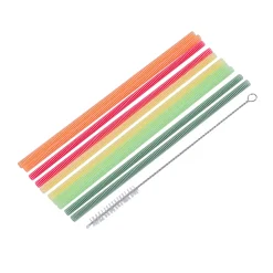 CASA Eco Party Reutilizable Con Cepillo Mezcla De 5 Colores| Accesorios Coctéles