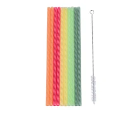 CASA Eco Party Reutilizable Con Cepillo Mezcla De 5 Colores| Accesorios Coctéles