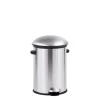 CASA Elegance Cubo Con Pedal 12L Plateado| Cubos De Basura