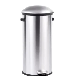 CASA Elegance Cubo Con Pedal 30L Plateado| Cubos De Basura