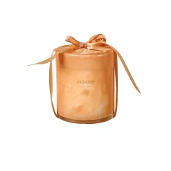 CASA Escape Black Oudh Vela Perfumada En Vaso Blanco, Color Rosa Viejo| Velas
