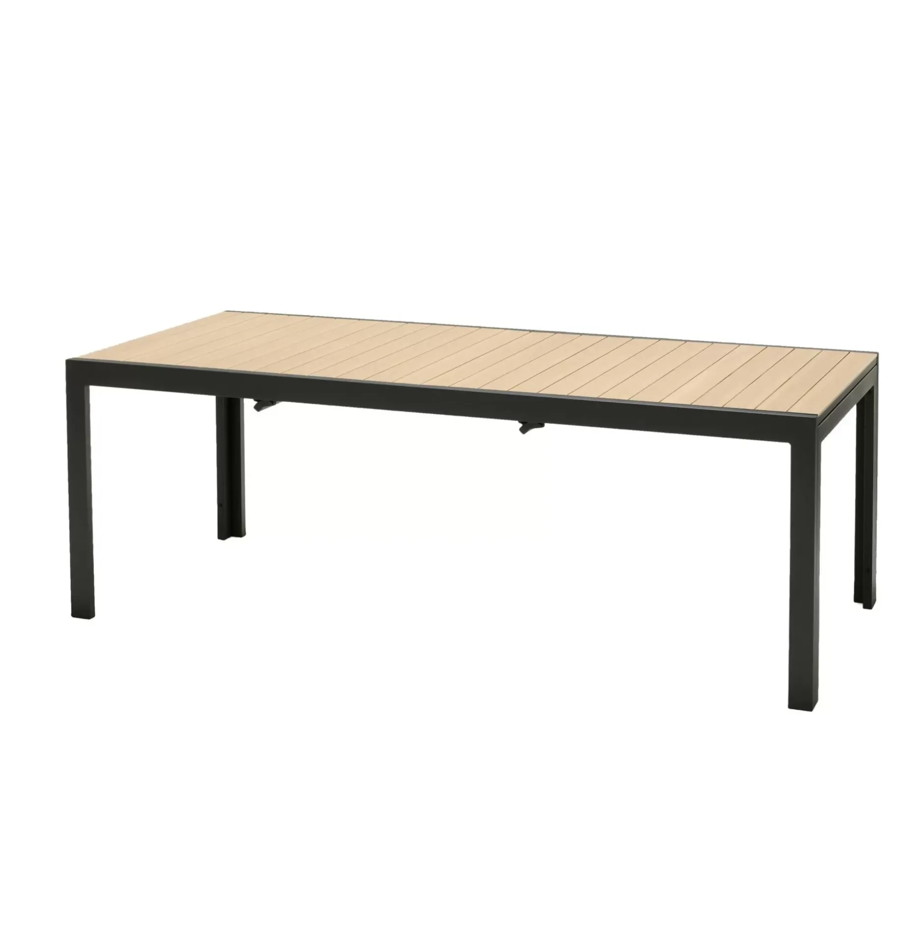 CASA Ethan Mesa Extensible Negro, Natural| Mesas De Jardín