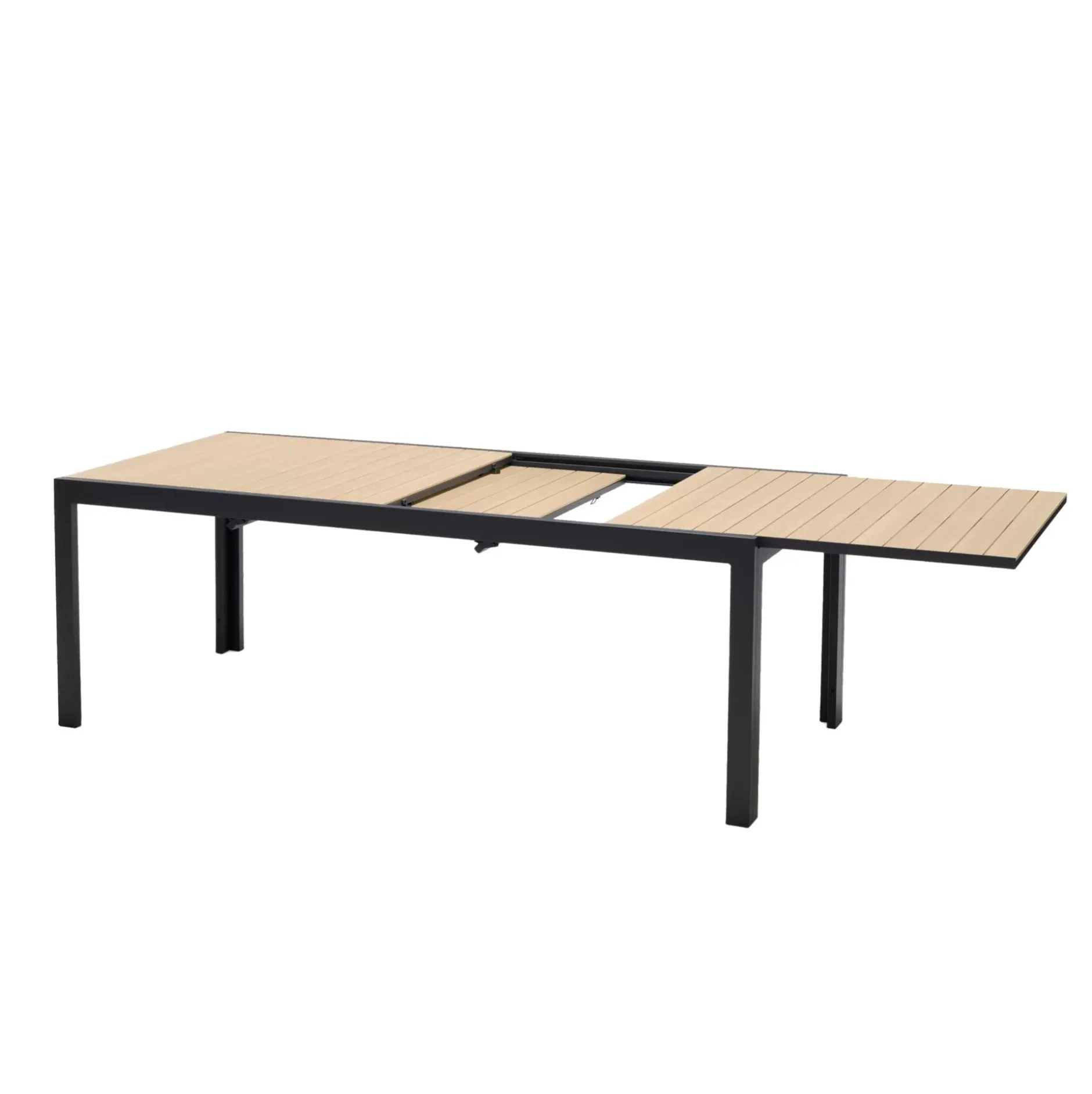 CASA Ethan Mesa Extensible Negro, Natural| Mesas De Jardín