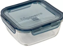 CASA Evolution Fuente De Horno Con Tapa Gris, Transparente| Fuentes De Horno