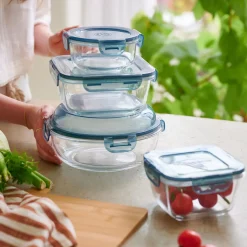 CASA Evolution Fuente Para Horno Con Tapa Gris, Transparente| Fuentes De Horno
