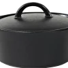 CASA Fero Cazuela Para Horno Con Tapa Negro| Fuentes De Horno