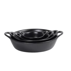CASA Fero Fuente Para Horno Negro| Aperitivo Y Tapas