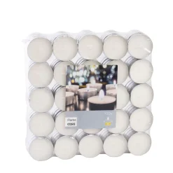 CASA Flame Velas Pequenas Juego De 100 Blanco| Velas