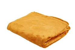 CASA Flanella Manta Amarillo Oscuro| Mantas