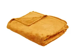 CASA Flanella Manta Amarillo Oscuro| Mantas