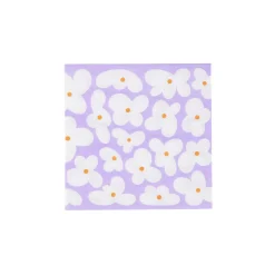 CASA Fleurs Lila Paquete De 20 Servilletas Varios Colores| Servilletas