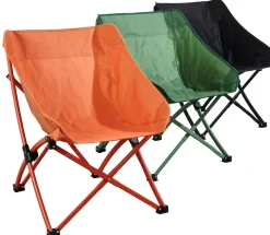 CASA Florida Silla Plegable Negro| Hamacas De Playa