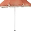 CASA Franja Parasol Sin Pie De Sombrilla Naranja| Parasoles
