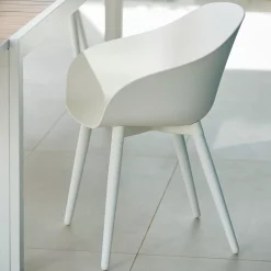 CASA Fray Sillas De Comedor Blanco| Sillas De Jardín