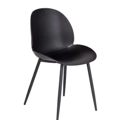 CASA Freya Silla De Comedor Negro| Sillas De Comedor