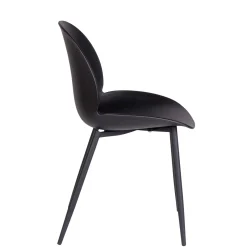 CASA Freya Silla De Comedor Negro| Sillas De Comedor