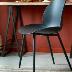 CASA Freya Silla De Comedor Negro| Sillas De Comedor