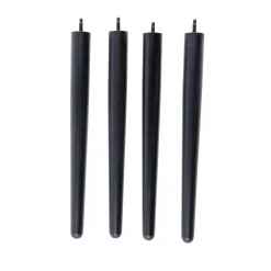 CASA Frida / Fray Set De 4 Patas Negro Negro| Sillas De Jardín