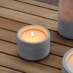 CASA Fuego Vela Led Solar Gris Claro| Velas Led