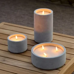CASA Fuego Vela Led Solar Gris Claro| Velas Led