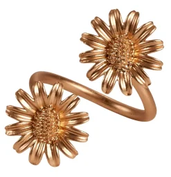 CASA Gazania Anillo Servilleta Dorado| Anillos Para Servilletas
