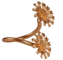 CASA Gazania Anillo Servilleta Dorado| Anillos Para Servilletas