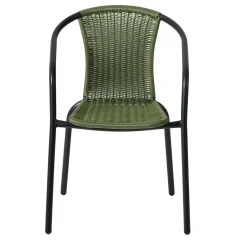 CASA Gerona Silla Apilable Caqui| Sillas De Jardín