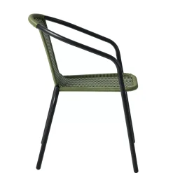 CASA Gerona Silla Apilable Caqui| Sillas De Jardín