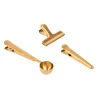 CASA Goldy Clips Juego De 3 Dorado| Accesorios De Cocina