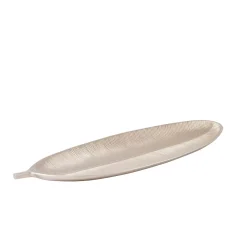 CASA Goldy Fuente Decorativa En Forma Hoja Dorado| Fuentes Decorativas