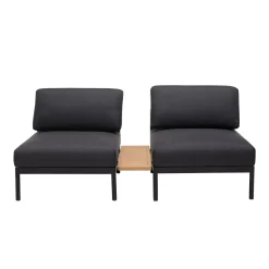 CASA Hanna Lounge Butaca Negro| Conjuntos Lounge