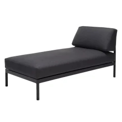 CASA Hanna Tumbona Lounge Negro| Conjuntos Lounge