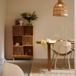 CASA Helge Armario Compartimentos Natural| Cajoneras